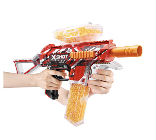 zuru 36621 blaster cu bile gel x-shot hyper gel medium (10 000 bile)