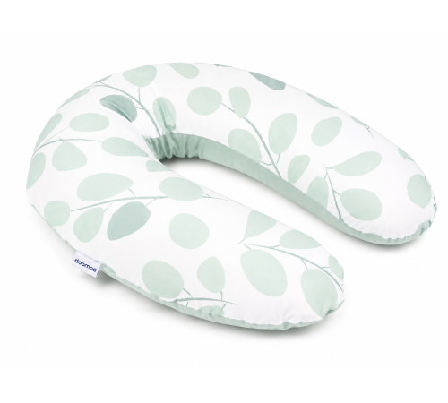  doomoo pernă pentru gravide și alăptare (180 cm) leaves aqua green