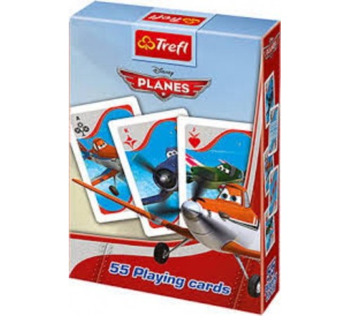 Детский магазин в Кишиневе в Молдове trefl 08610 Карточная игра "Самолёты" (55 карт)