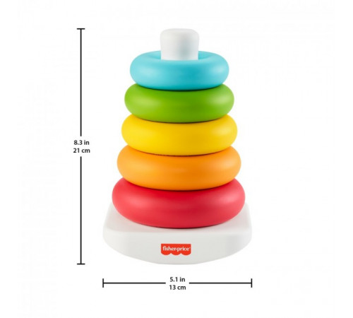 fisher-price grf09 jucărie ecologică "piramida"