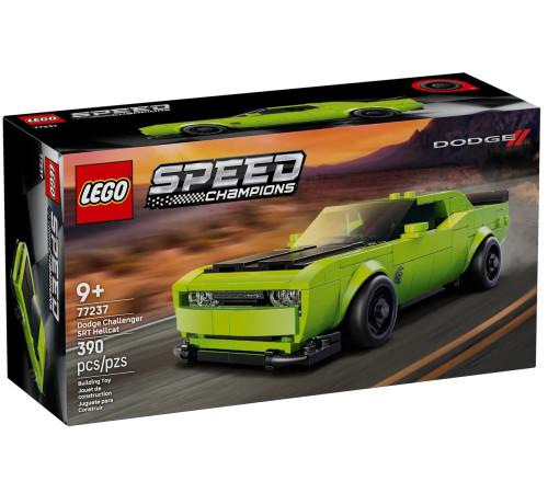  lego speed ​​champions 77237 constructor "dodge challenger srt hellcat" (390 el.)