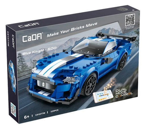 Детский&nbsp;магазин в Кишиневе в Молдове cada c51077w Машина на радиоуправлении "blue knight" (325 дет.)