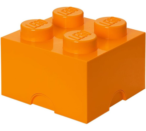 lego Контейнер для хранения storage brick 4 (25 x 25x18 cм) оранжевый 