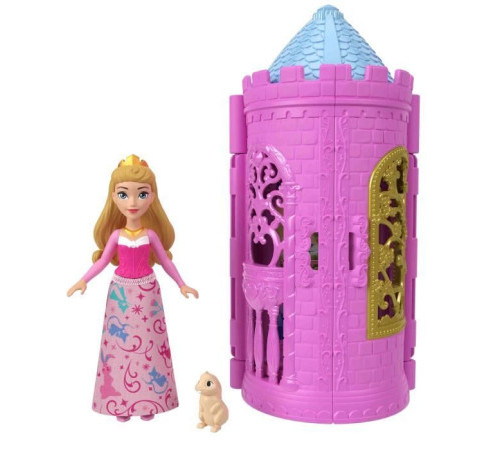 disney princess jbl46 Набор-сюрприз с мини-куклой "Загадочная башня" 
