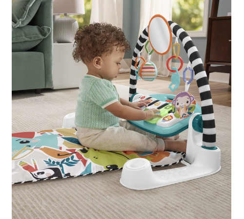 fisher-price hwy58 Игровой коврик "Нажми и играй" с технологией smart stages