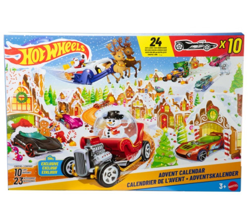 hot wheels jcb47 calendar de advent "hot wheels 2025"