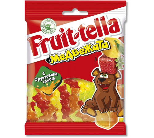  fruittella Жевательный мармелад "Медвежата" (70 гр.)