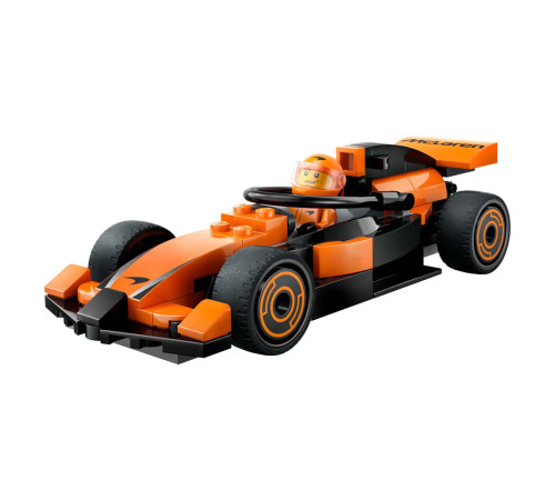 lego city 60442 Конструктор "Пилот f1 на гоночном автомобиле mclaren" (86 дет.)