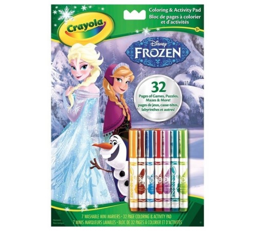Детский магазин в Кишиневе в Молдове Crayola 04-5900 Книга-раскраска с фломастерами "Холодное сердце" crayola 04-5900 Книга-раскраска с фломастерами "Холодное сердце"