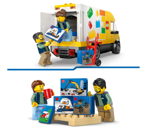 lego city 60500  constructor "furgoneta" (276 el.)