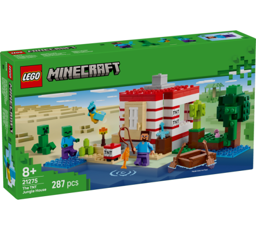 Jucării pentru Copii - Magazin Online de Jucării ieftine in Chisinau Baby-Boom in Moldova lego minecraft 21275 constructor "casa tnt din junglă" (287 el.)