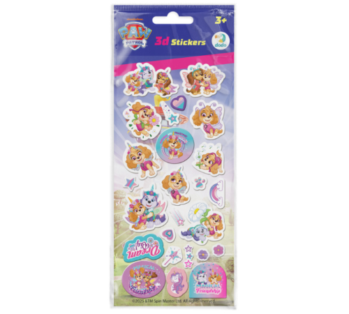  200673 3d наклейки "Щенячий патруль: Щенки-единорожки"