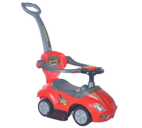  baby mix 45839 mașină cu mâner  3 in 1 "mega car" rosu