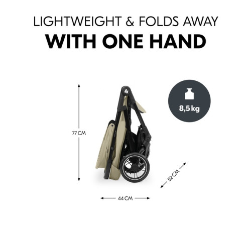 hauck cărucior 2 in 1 shop n care travel set olive
