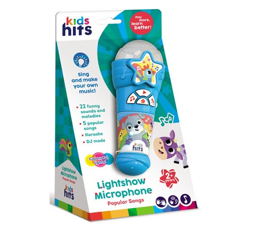 kids hits kh16/003 microfon cu lumini "cântece populare" (ru)