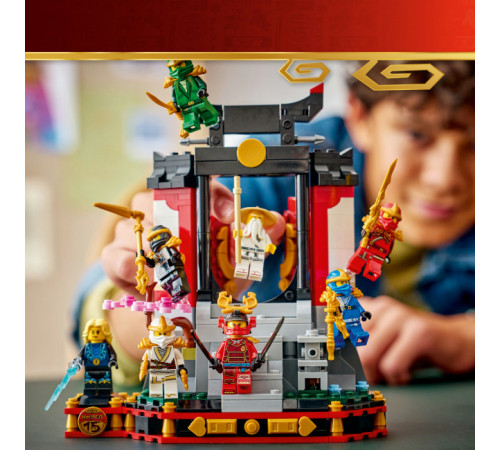 lego ninjago 71866 constructor "model de personaje ninja. 15-a aniversare" (447 el.)