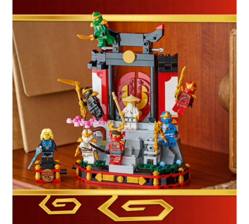 lego ninjago 71866 constructor "model de personaje ninja. 15-a aniversare" (447 el.)
