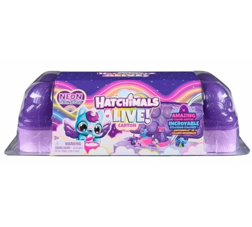Jucării pentru Copii - Magazin Online de Jucării ieftine in Chisinau Baby-Boom in Moldova hatchimals 6072615 set de joc "neon rainbow"