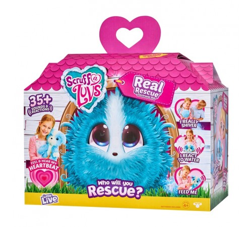  scruff-a-luvs 638sed animal interactiv "real rescue" în sort.