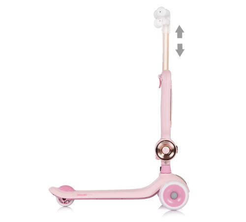 chipolino dsblo0263pi trotineta 2 in 1 "bloomi" roz