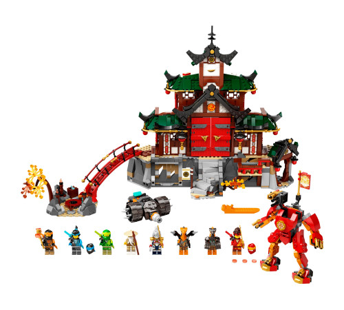 lego ninjago 71767 Конструктор "Храм-додзё ниндзя" (1394 дет.)