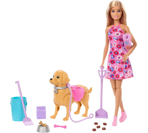 Jucării pentru Copii - Magazin Online de Jucării ieftine in Chisinau Baby-Boom in Moldova barbie jjb46 păpușa barbie "plimbarea cu cățelușul"