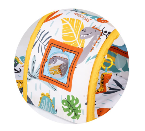 chipolino covoraș de joacă cu tunel pgtu02502hou "house"