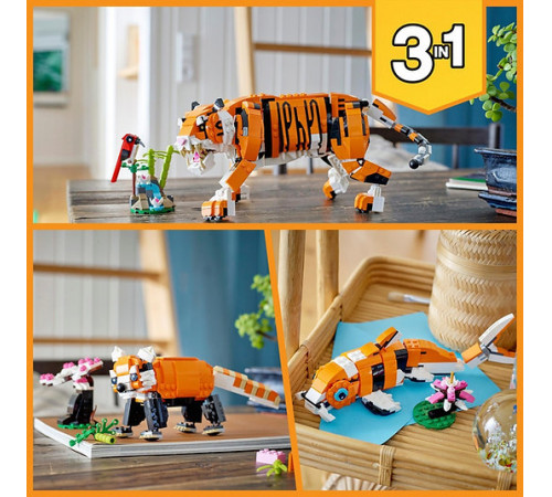 lego creator 31129 constructor "majestic tiger" (755 el.)