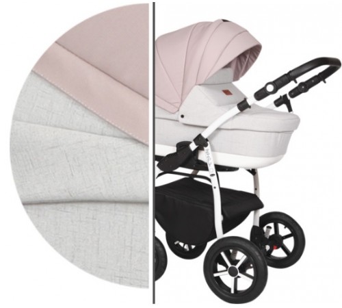 Baby Merc Коляска 2-в-1 Zipy Q ZQ/138C белый/розовый baby merc Коляска 2-в-1 zipy q zq/138c белый/розовый