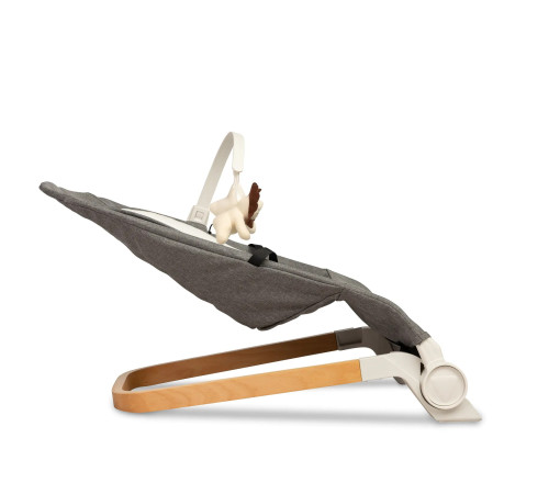 caretero-80611 Детское кресло шезлонг "pine" (до 12 кг.) серый