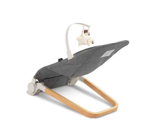 caretero-80611 Детское кресло шезлонг "pine" (до 12 кг.) серый