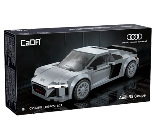  cada c55027w  Конструктор "audi r8 coupe" (199 дет.)