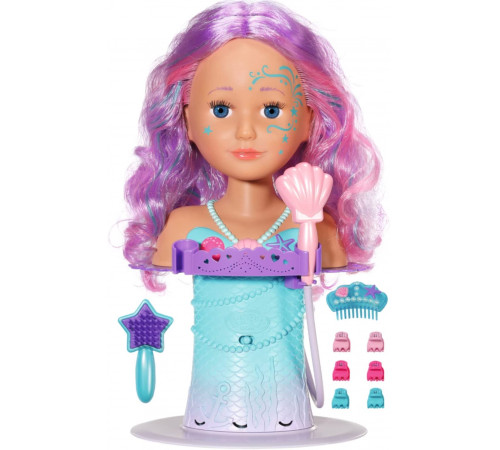 zapf creation 830550 papusa-manechin cu dus automat baby born "sister mermaid"