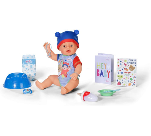 zapf creation 834848 păpușă baby born jonas (43 cm.)