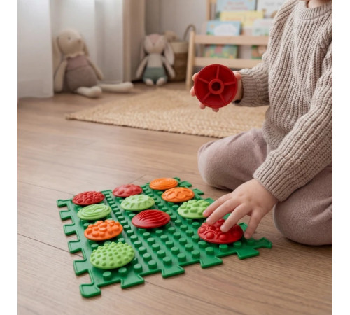 ortek 13096 covoraș de masaj "ortek multi mix" 6 elemente + 6 sectoare + "modele"