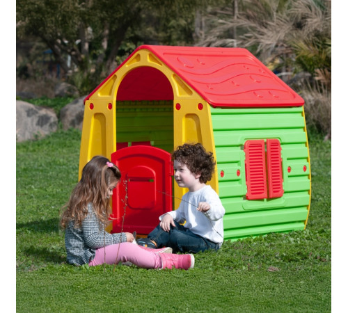 chipolino plhu002501ye căsuță de joacă pentru copii "magical house" galben 
