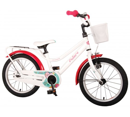  volare 91663 bicicleta 16 "brilliant white" alb