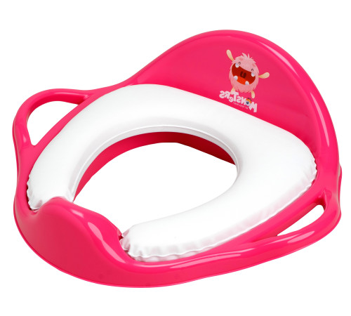  tega baby scaun de toaletă moale "monters" mn-020-127 roz