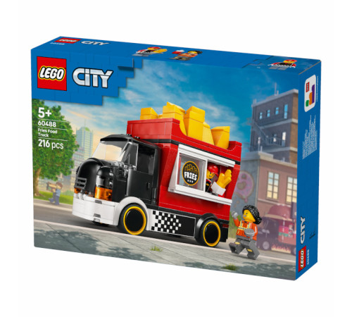 Детский&nbsp;магазин в Кишиневе в Молдове lego city 60488 Конструктор "Фудтрак с картошкой фри" (216 дет.)