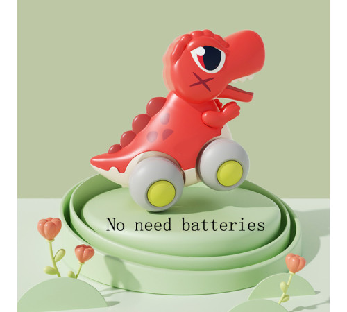 hola toys e7968b jucărie inerțială "dino" roșu