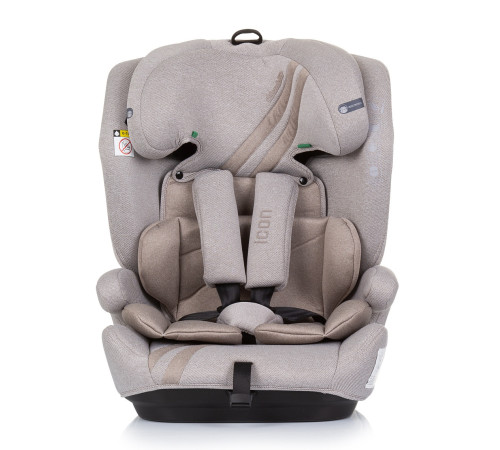 chipolino scaun auto "i-size icon" stkic02403ma (76-150 cm.) bej