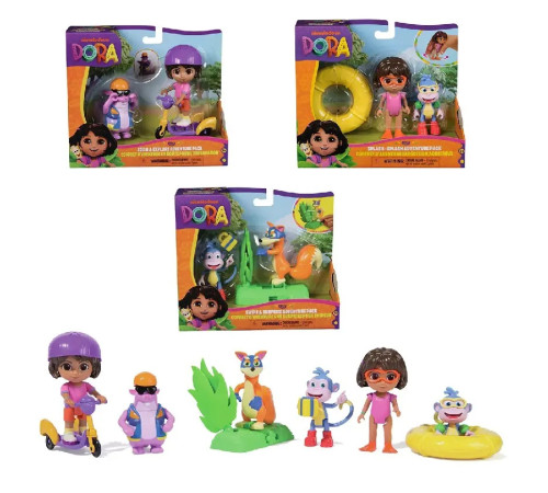  spin master 6071566 set de figurine "dora exploratoarea" (in sort.) 