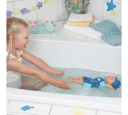 zapf creation 832325 Плавающая кукла "baby born my first swim boy" (30 см.)