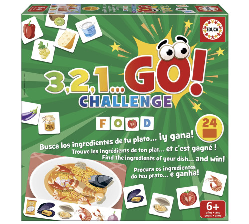  educa 19392 joc educativ „3,2,1 go! provocare – mâncare!”