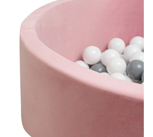 new baby 52585 Детский сухой бассейн с мячами (розовый)
