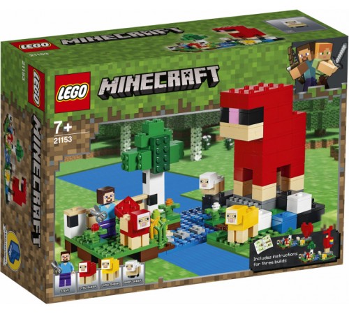 Детский магазин в Кишиневе в Молдове Lego Minecraft 21153 Конструктор "Шерстяная ферма" (260 дет.) Детский магазин в Кишиневе в Молдове lego minecraft 21153 Конструктор "Шерстяная ферма" (260 дет.)