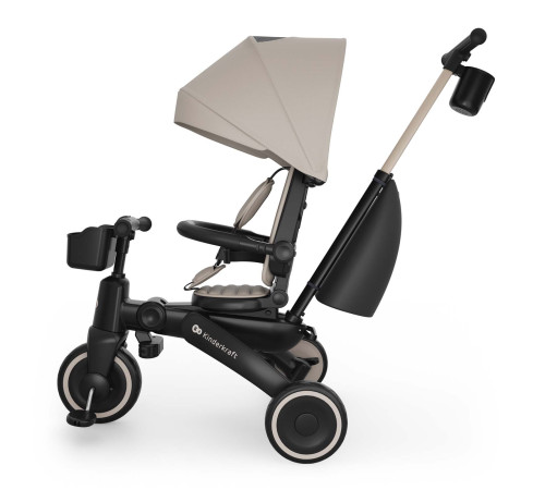 kinderkraft triciclu pliabil jazz 3 (bej)