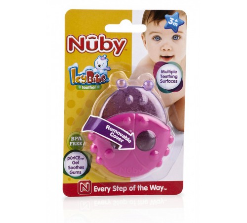 nuby id647 Прорезыватель с охлаждающим гелем в асс.(4)