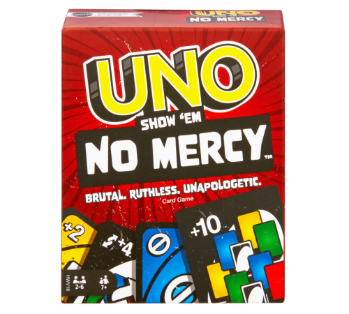 uno hwv18 joc de masă "uno: no mercy"