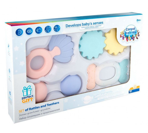 canpol 79/401 Набор первых погремушек "pastel" (4 шт.)